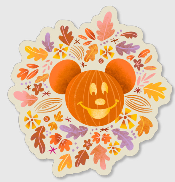 Pumpkin Wreath Sticker